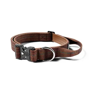 2.5cm Tweed Combat® Collar | Handle & Rated Clip - Classic Tan