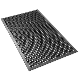 36" x 60" Commercial Restaurant Floor Mat, Black