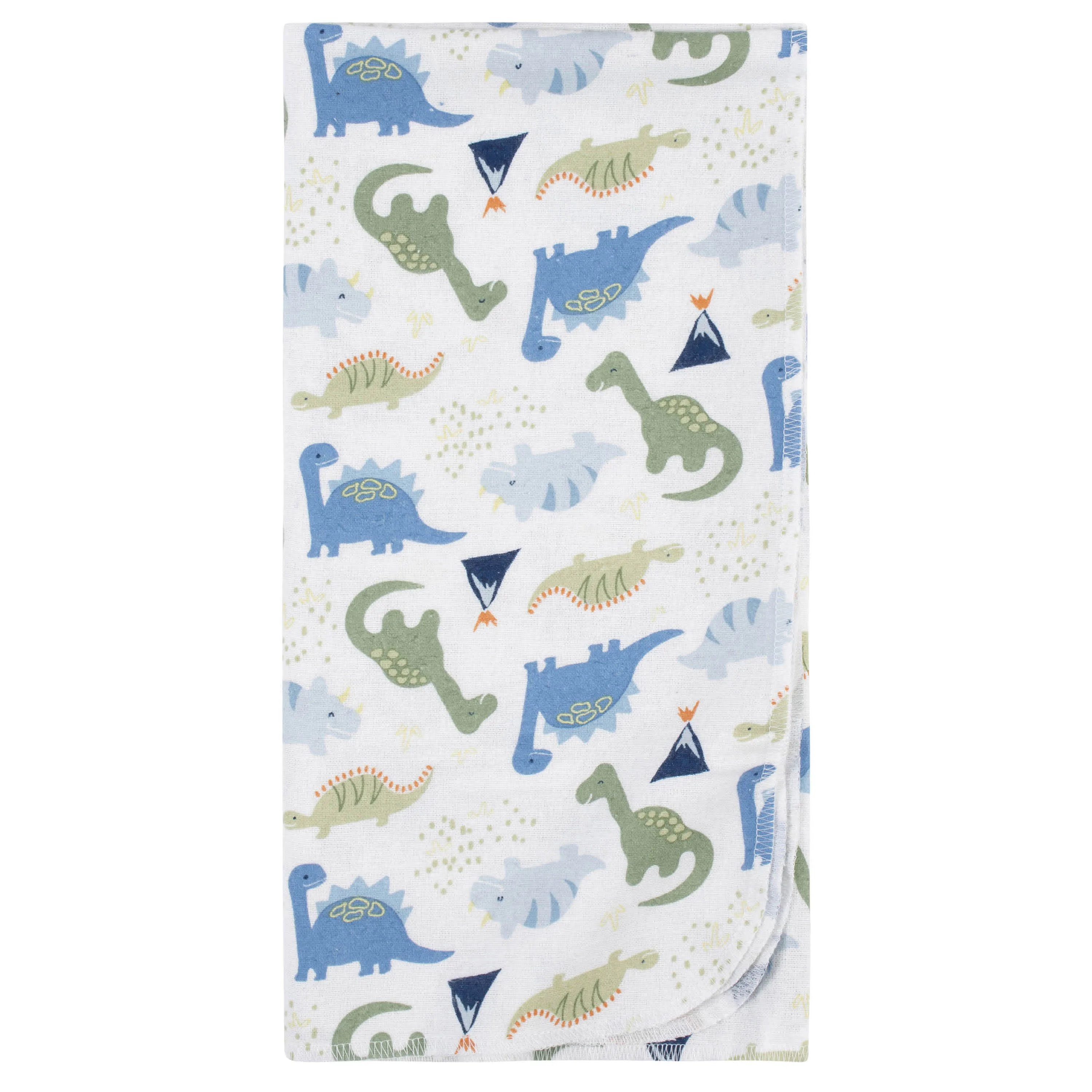 5-Pack Baby Boys Dinosaur Flannel Receiving Blankets