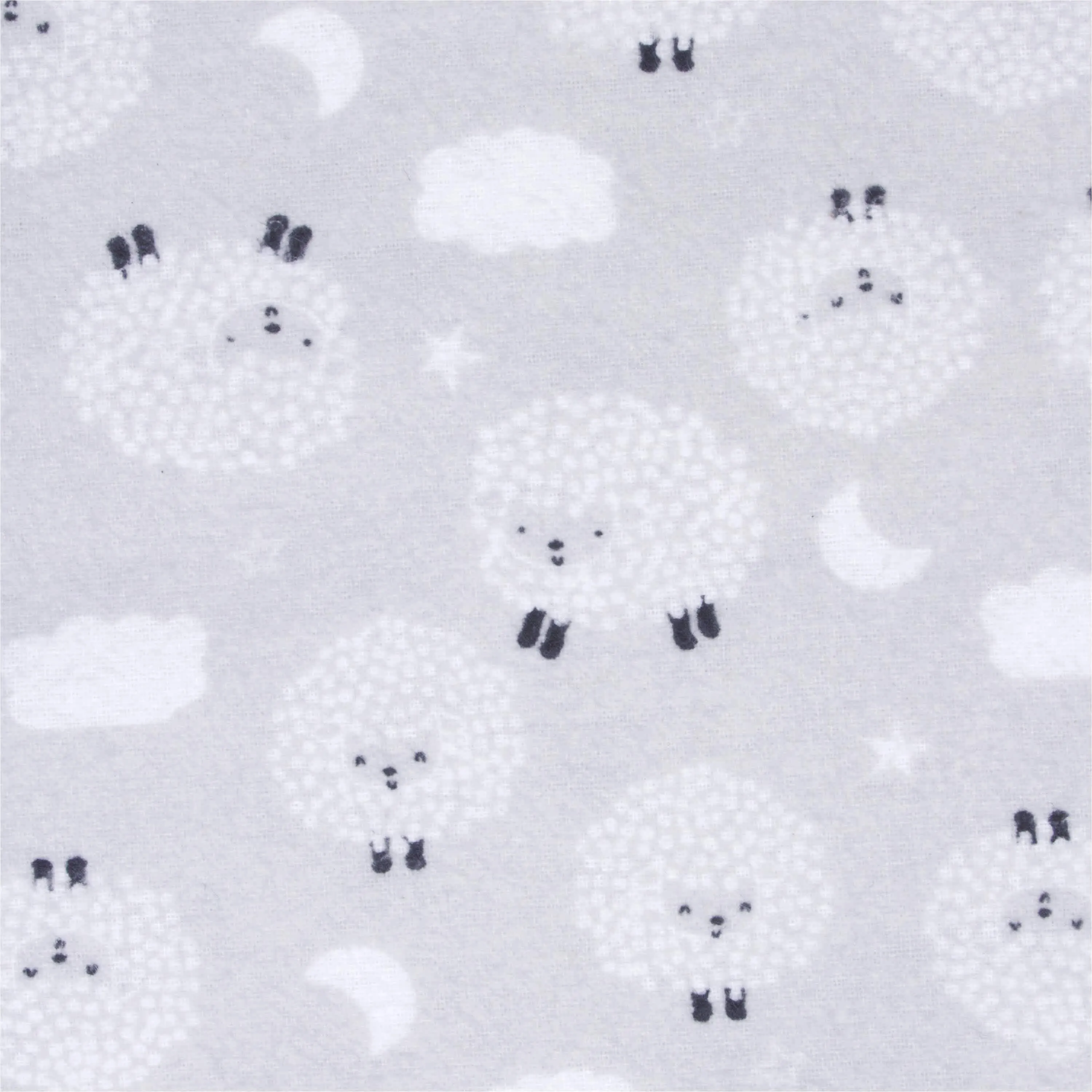 5-Pack Baby Neutral Sheep Flannel Receiving Blankets