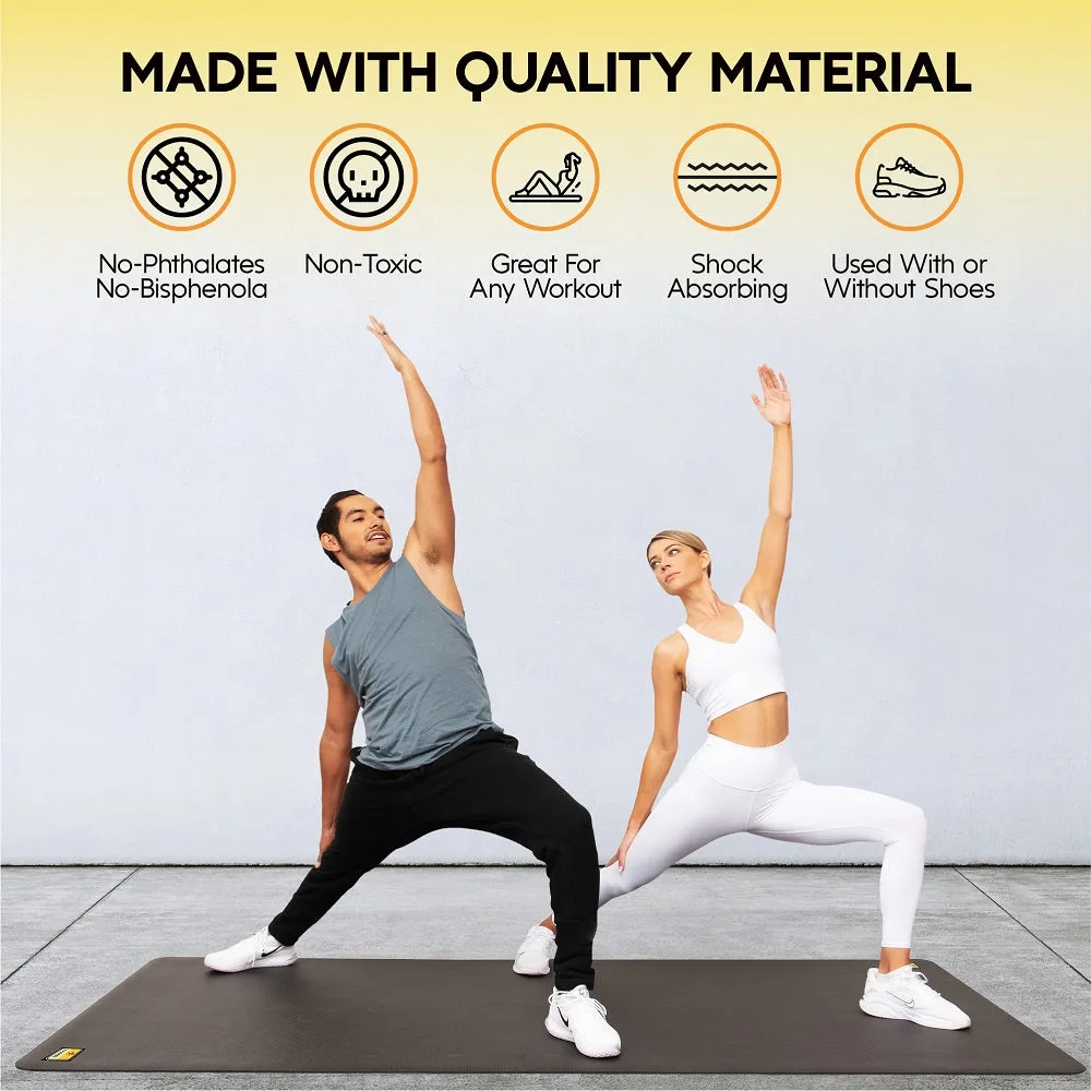 8' x 6' x 1/4" Exercise Mat - (48 Square Feet)