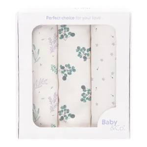 Baby & Co. Nursing Cloth 30' x 30x (3 pcs)