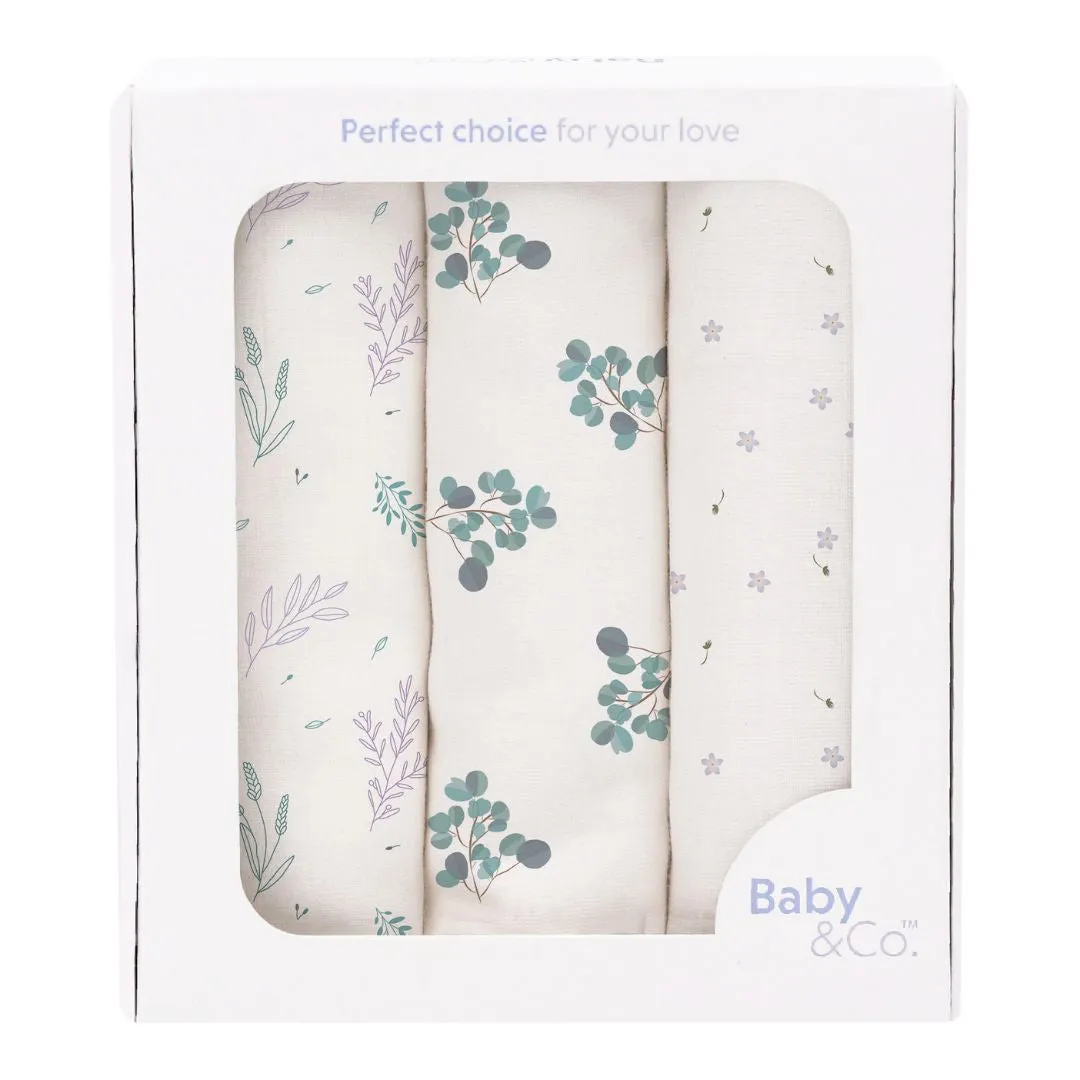 Baby & Co. Nursing Cloth 30' x 30x (3 pcs)