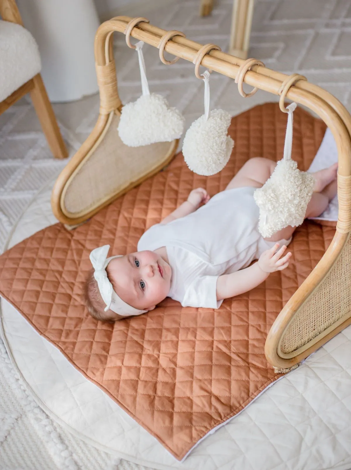 Bambella Designs Quilted Snuggle Blanket - Chestnut