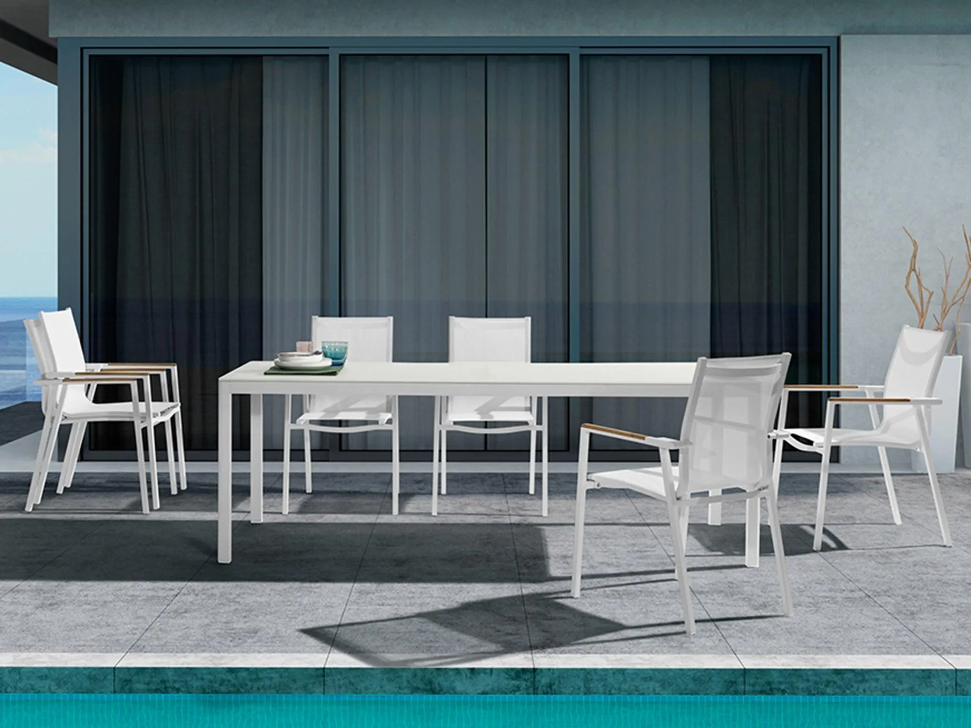 Bella Outdoor Square Dining Table