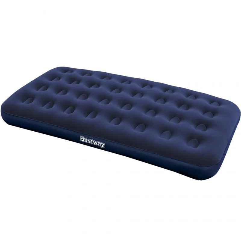 Bestway Twin Velor Mattress 188X99X22Cm - Navy Blue