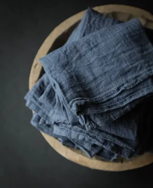 Blue Slate / Plant Dyed Napkin Sets