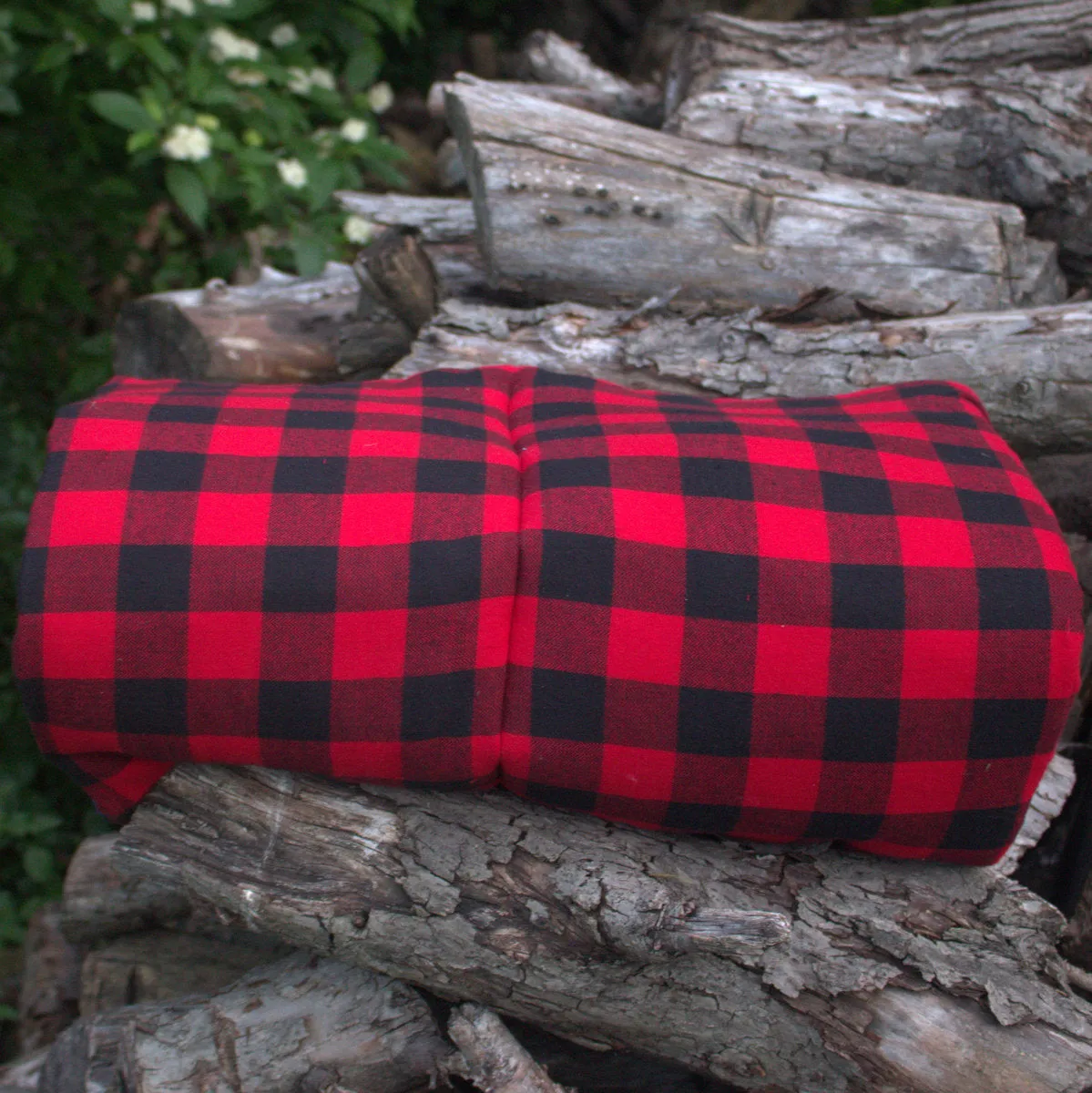 Buffalo Check Teepee Mat Baby Mat with Red and Black Checks