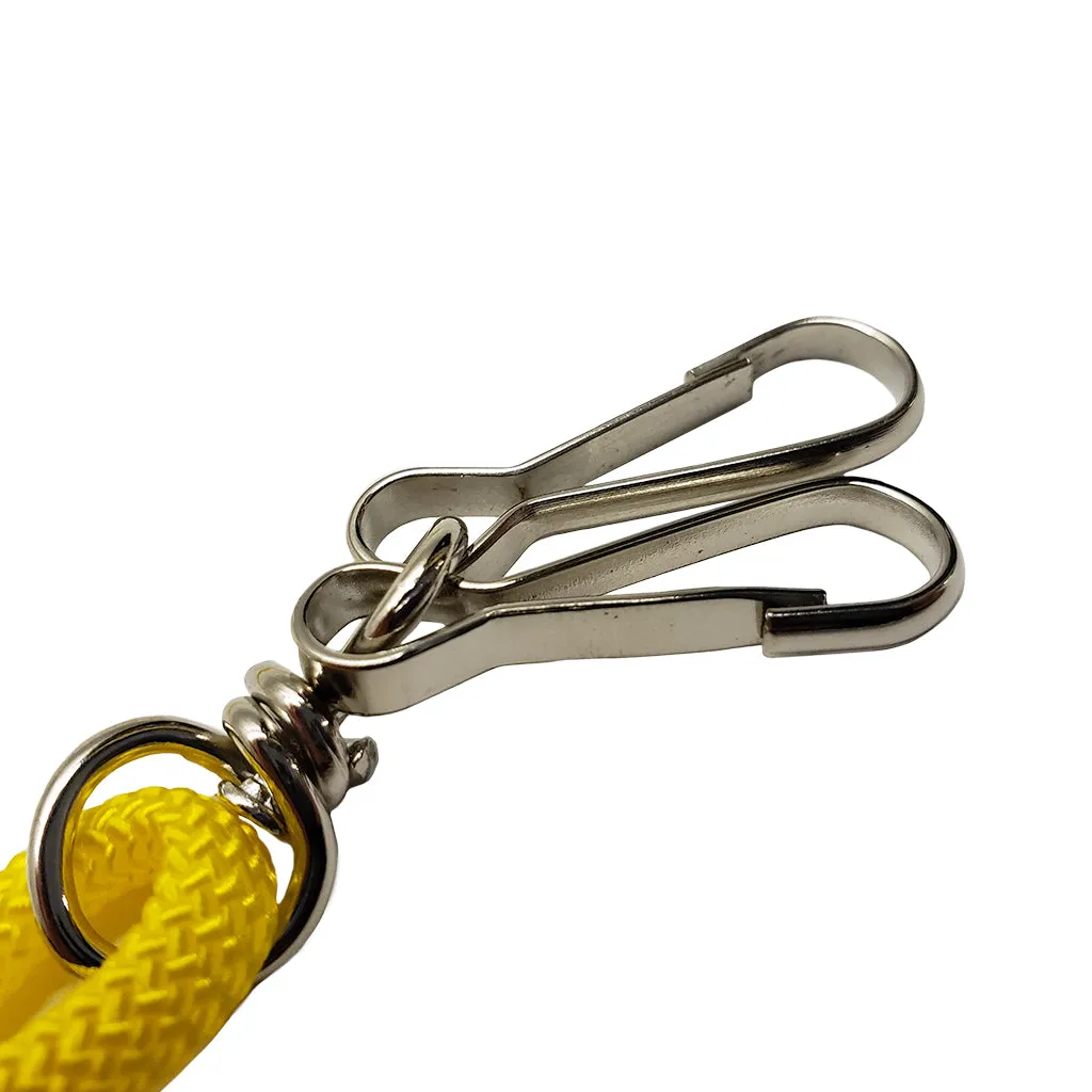 Deluxe Yellow Nylon Lanyard