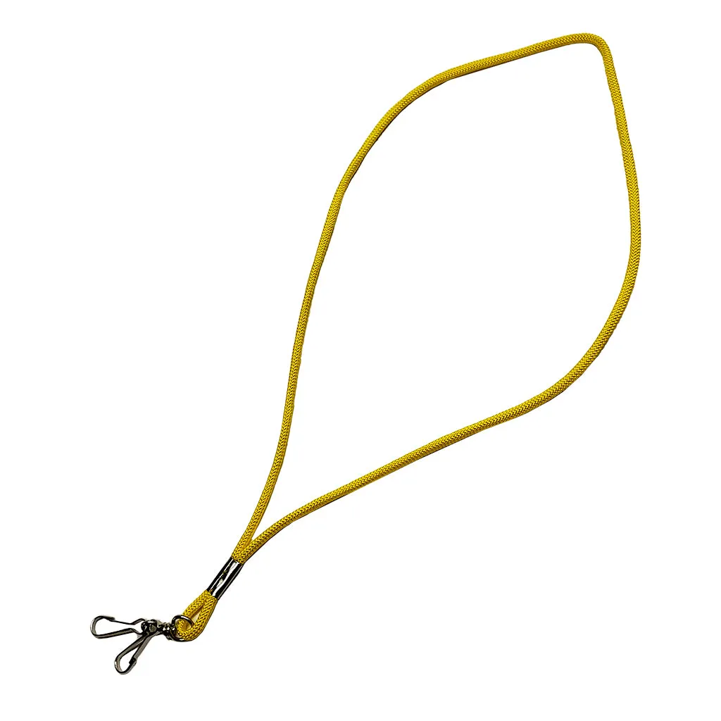 Deluxe Yellow Nylon Lanyard