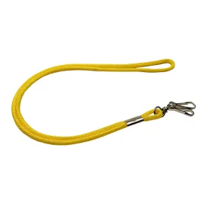 Deluxe Yellow Nylon Lanyard