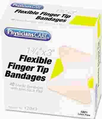 Flexible Large Fingertip Adhesive Bandages 1-3/4 X 3 40/Box