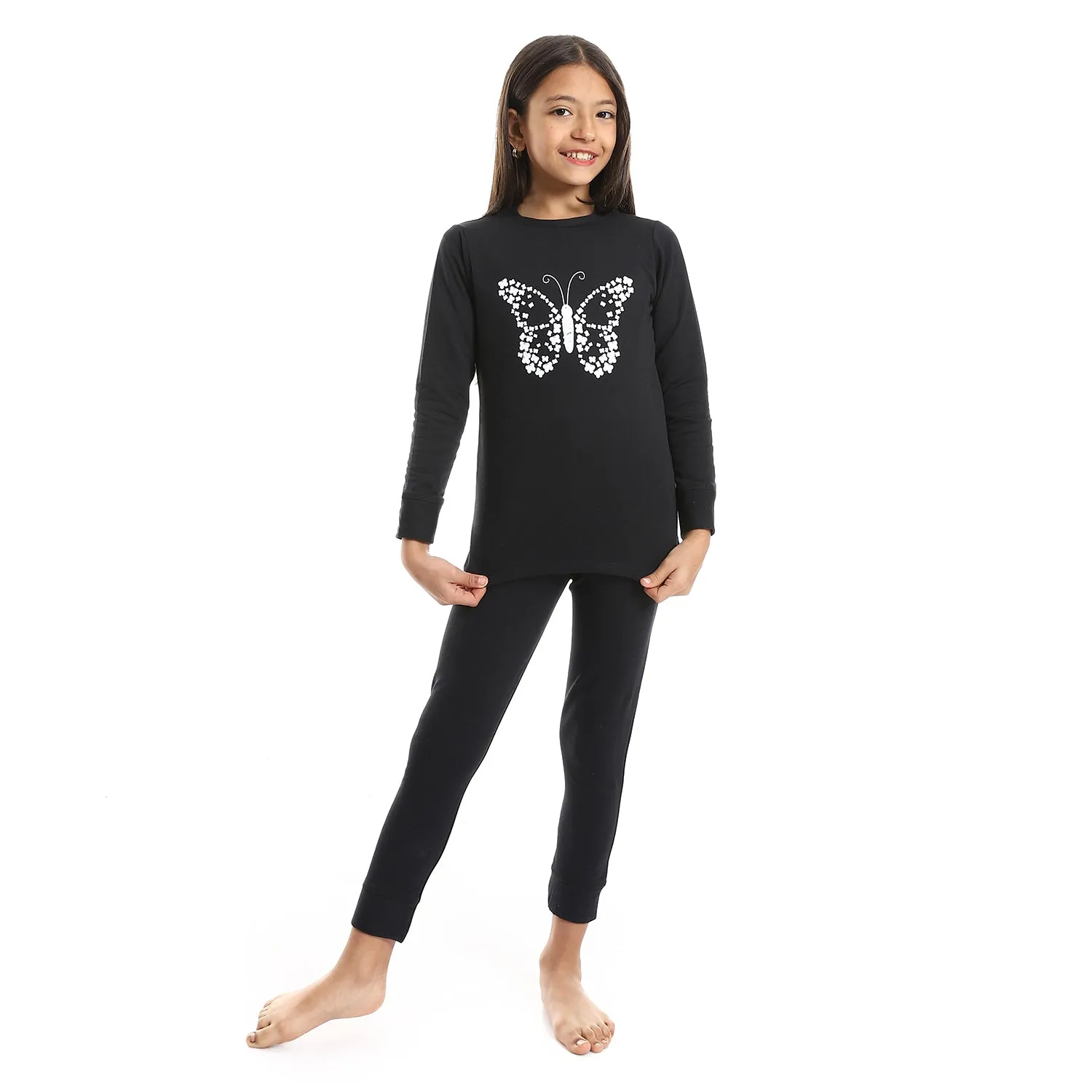 Girls Thermal Set - Black