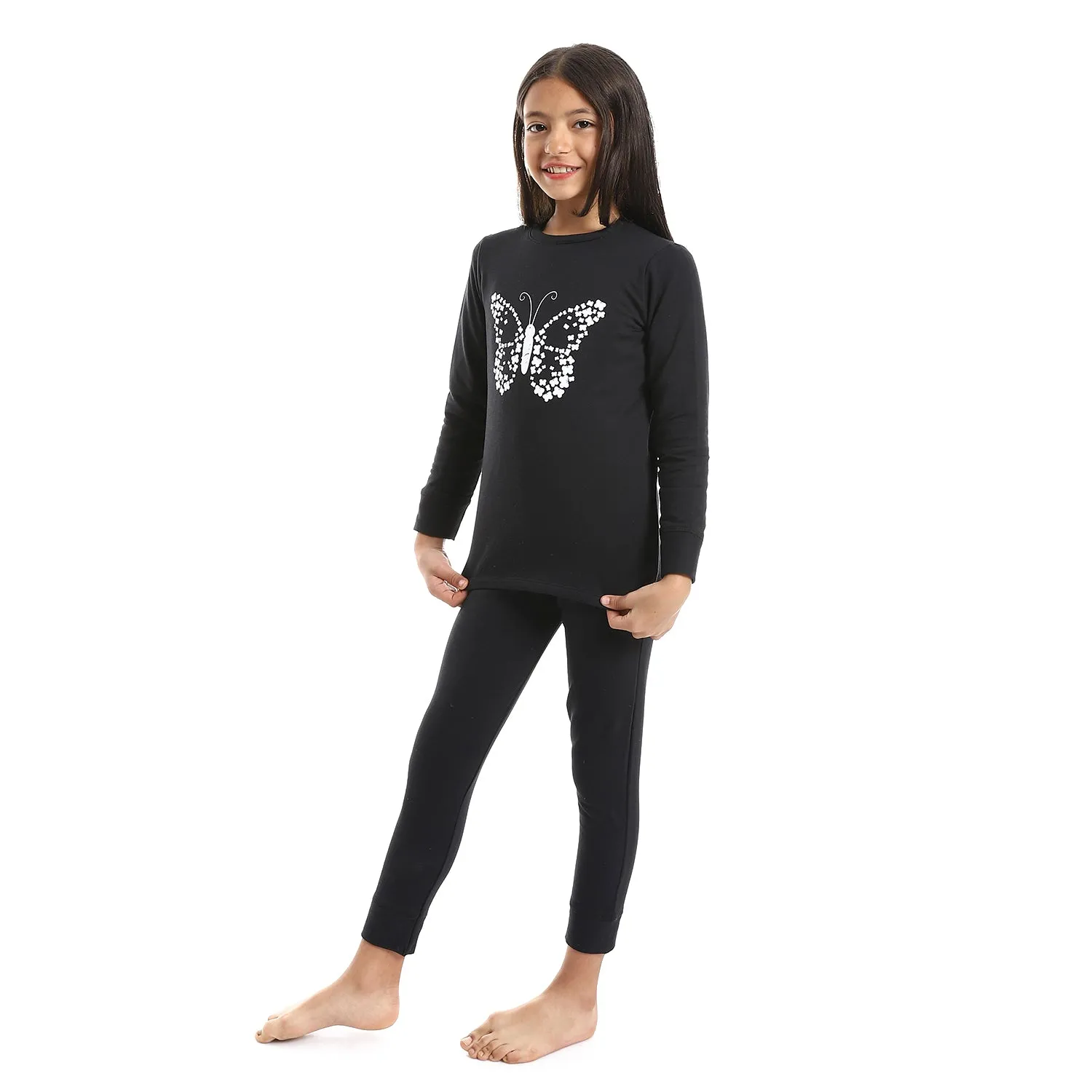 Girls Thermal Set - Black