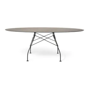 Glossy Outdoor Oval Dining Table