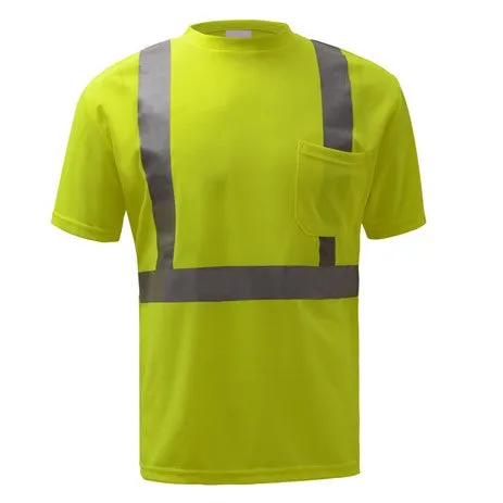 GSS Safety CL 2 Hi-Vis Pocket T #5001