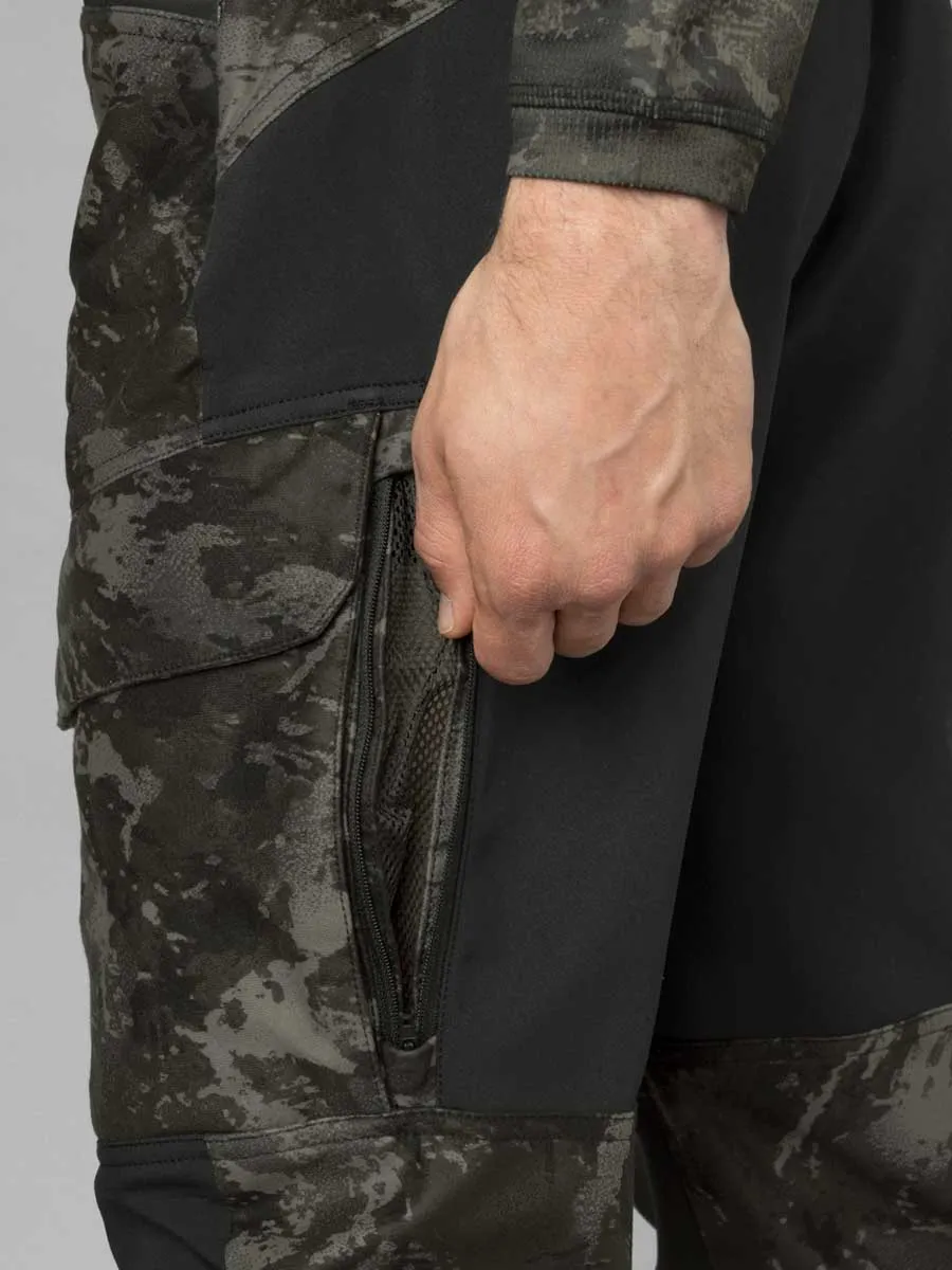 HARKILA NOCTYX Camo Silent Trousers - Mens - AXIS MSP Black