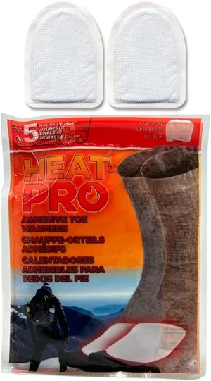 HeatPro Adhesive Toe Warmers (2Pack)