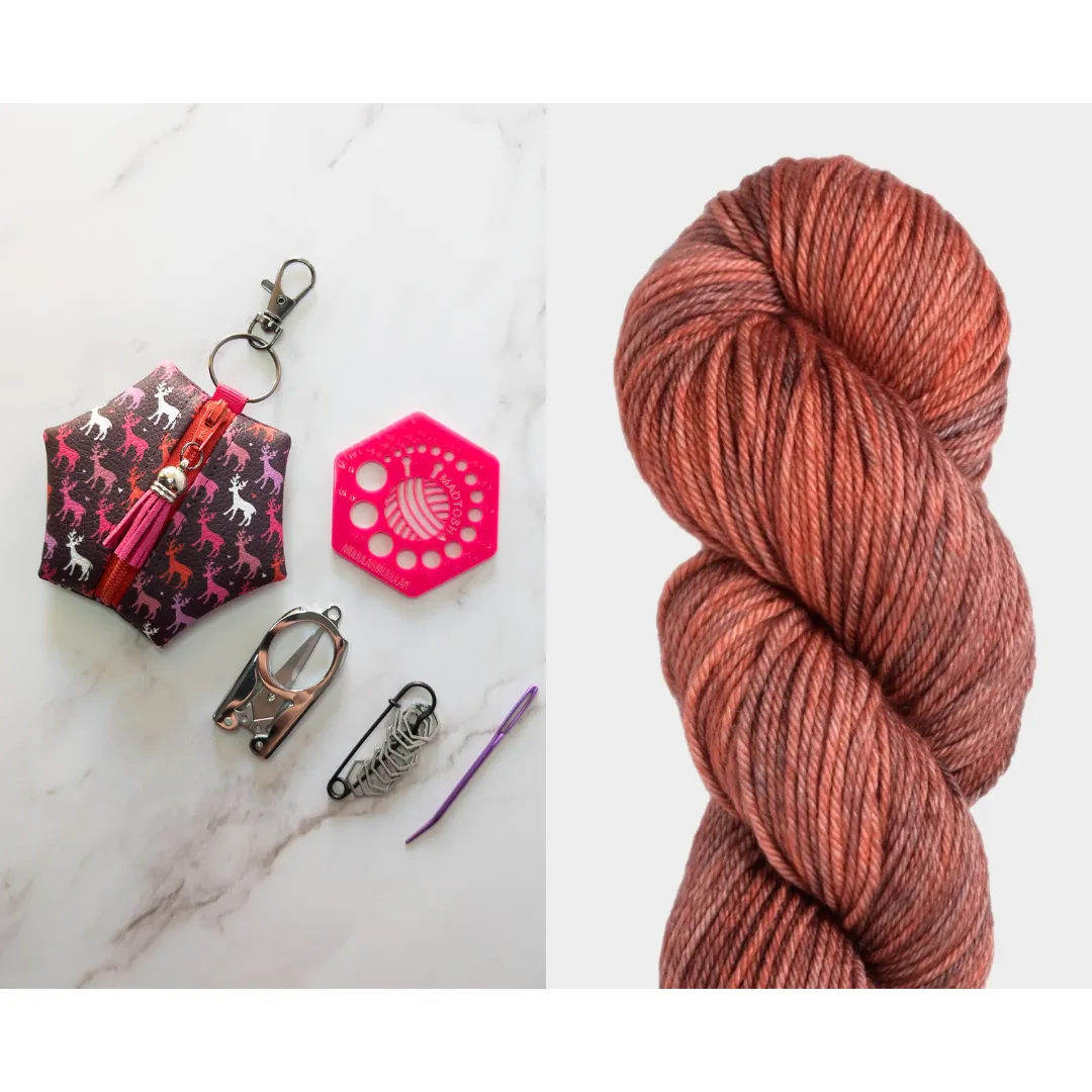 Hexagon Knitting Kit | Holiday Bundle