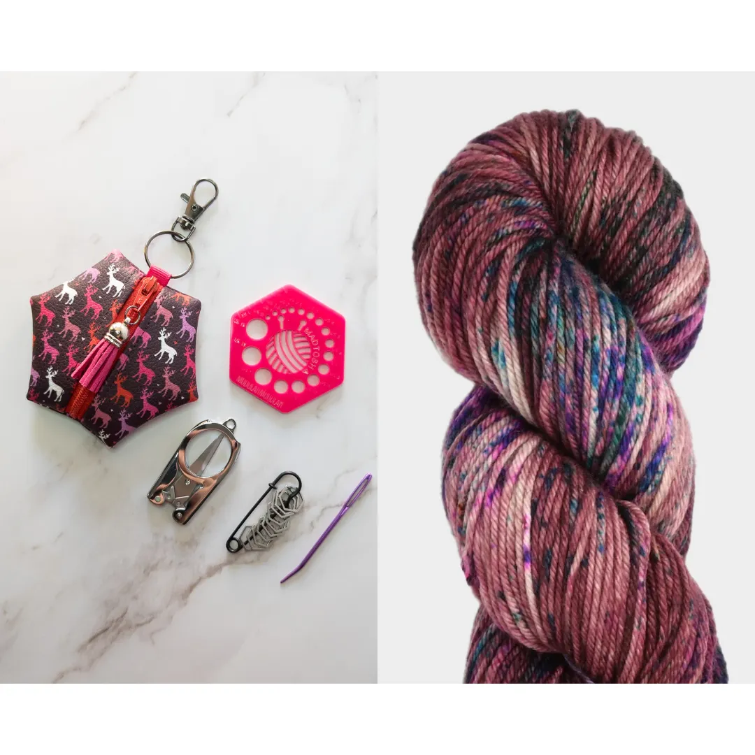 Hexagon Knitting Kit | Holiday Bundle