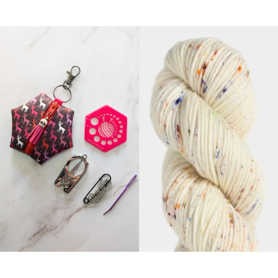 Hexagon Knitting Kit | Holiday Bundle