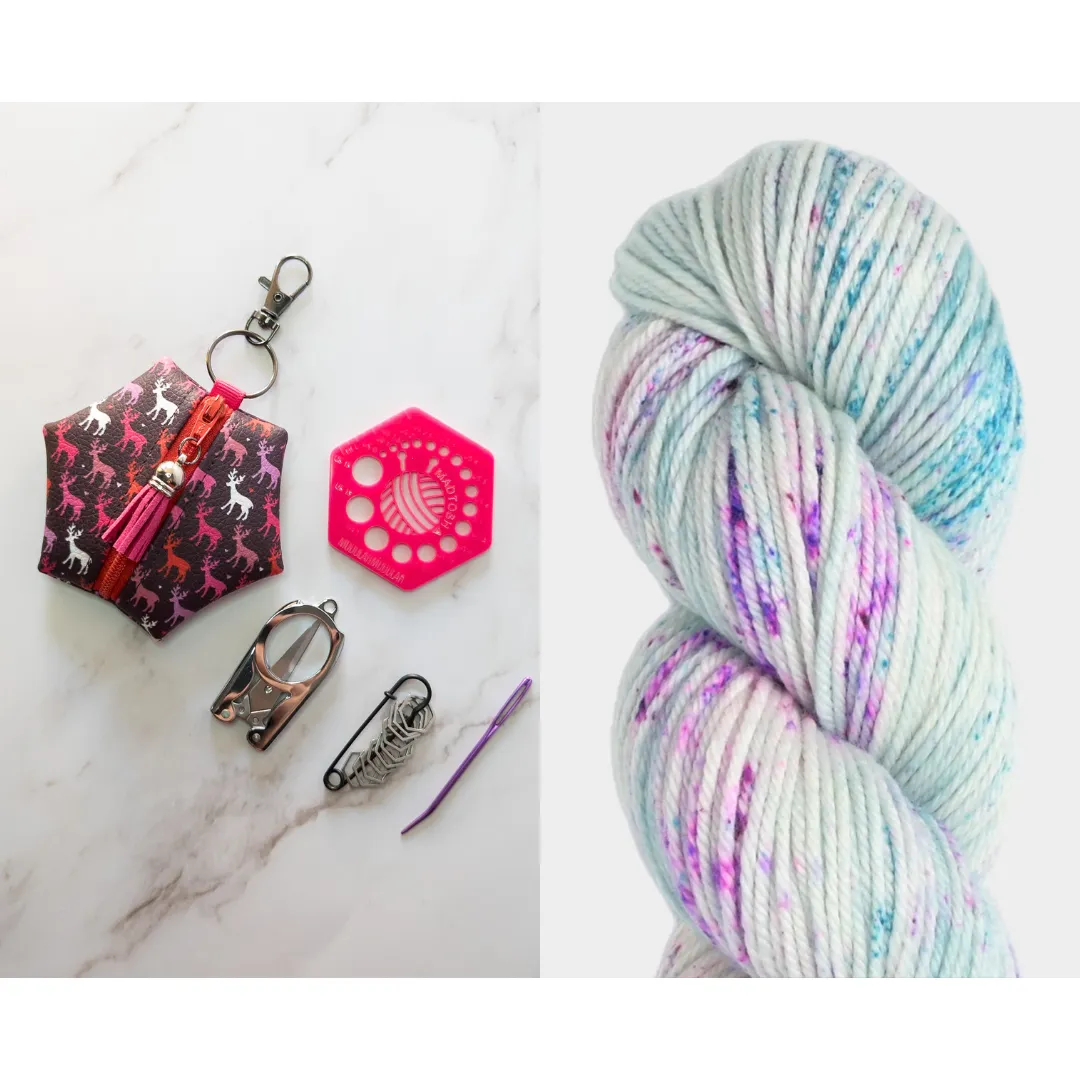 Hexagon Knitting Kit | Holiday Bundle