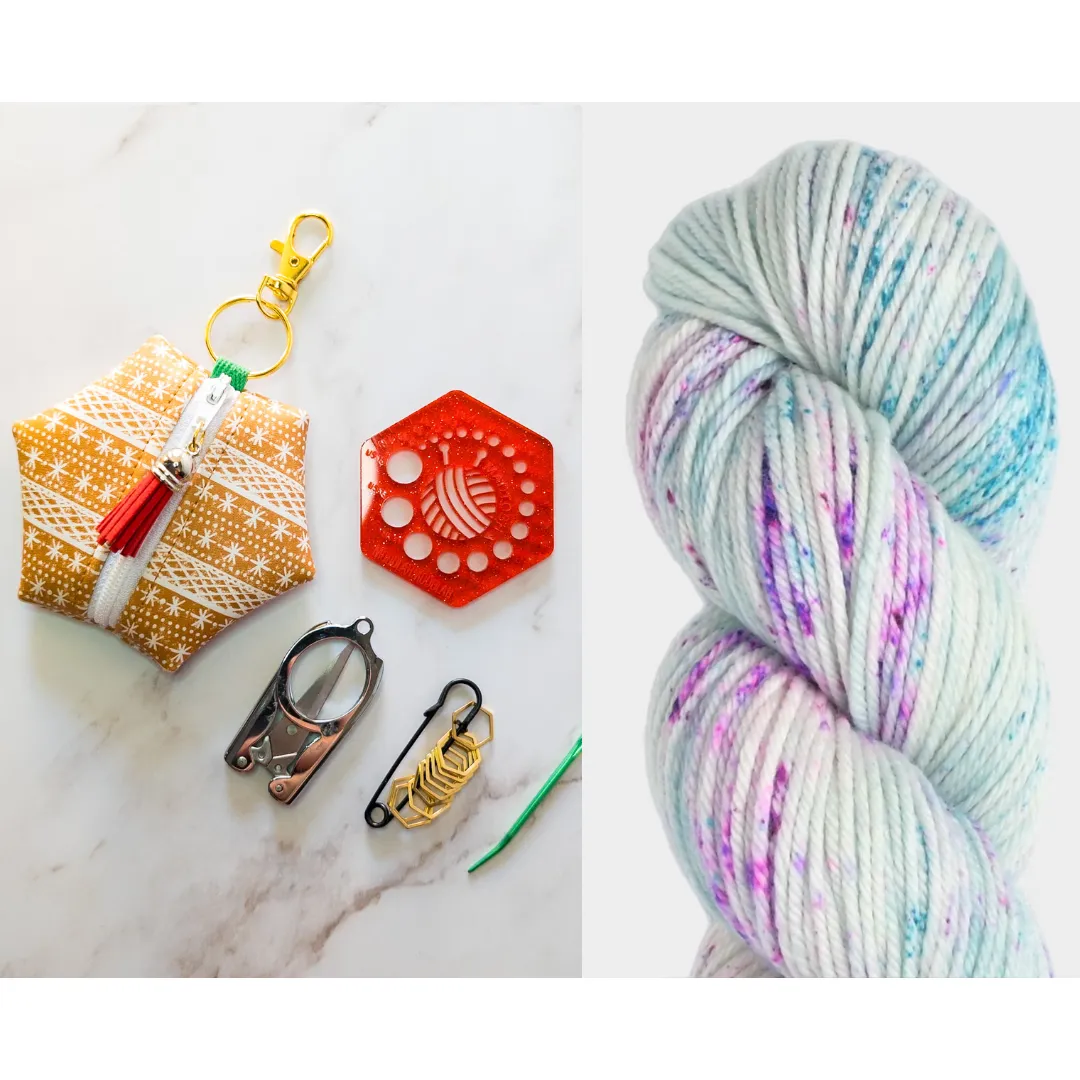 Hexagon Knitting Kit | Holiday Bundle