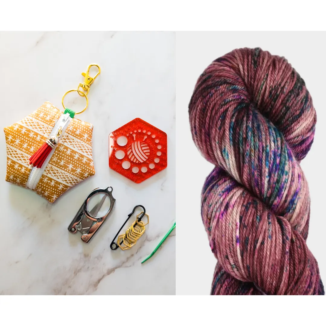 Hexagon Knitting Kit | Holiday Bundle