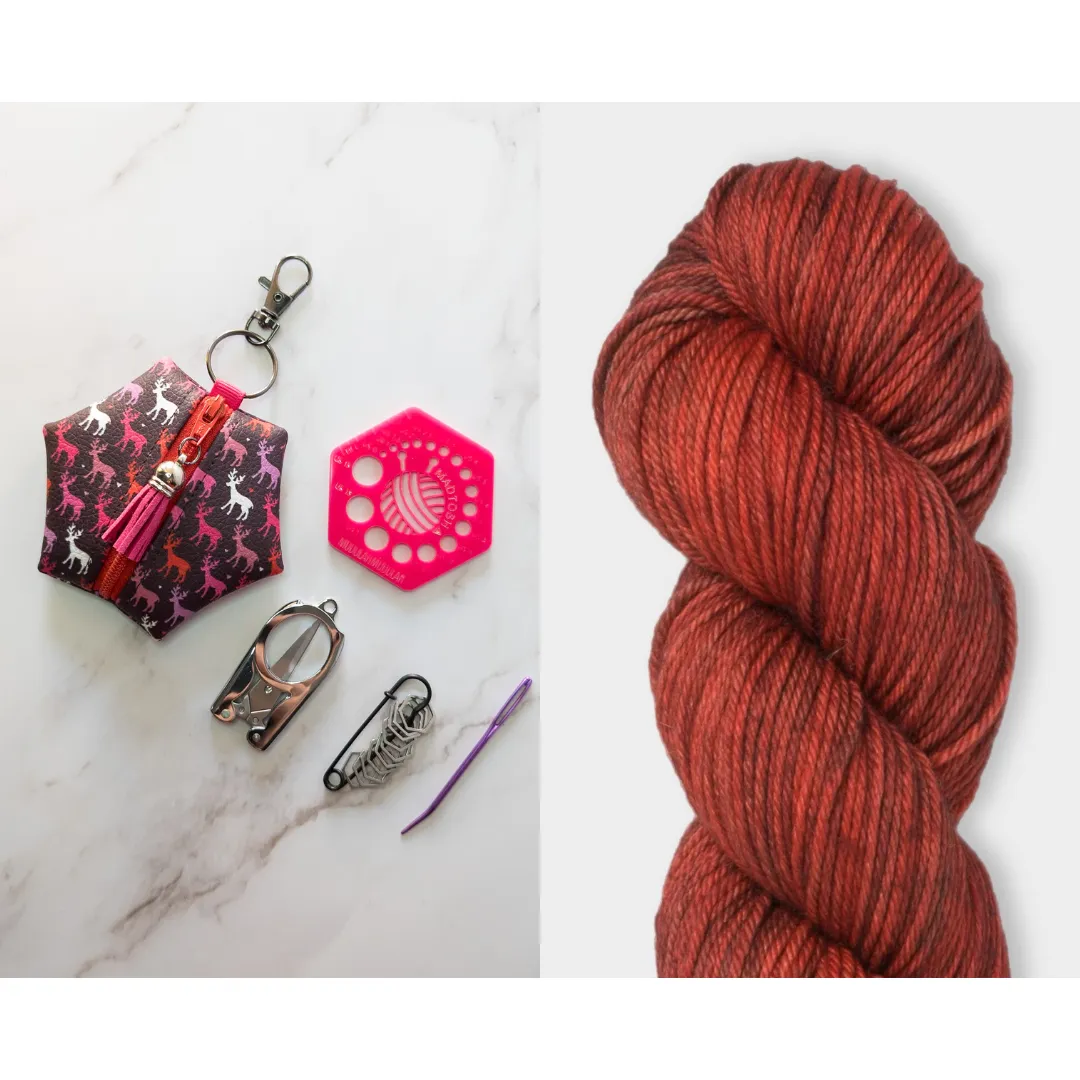 Hexagon Knitting Kit | Holiday Bundle