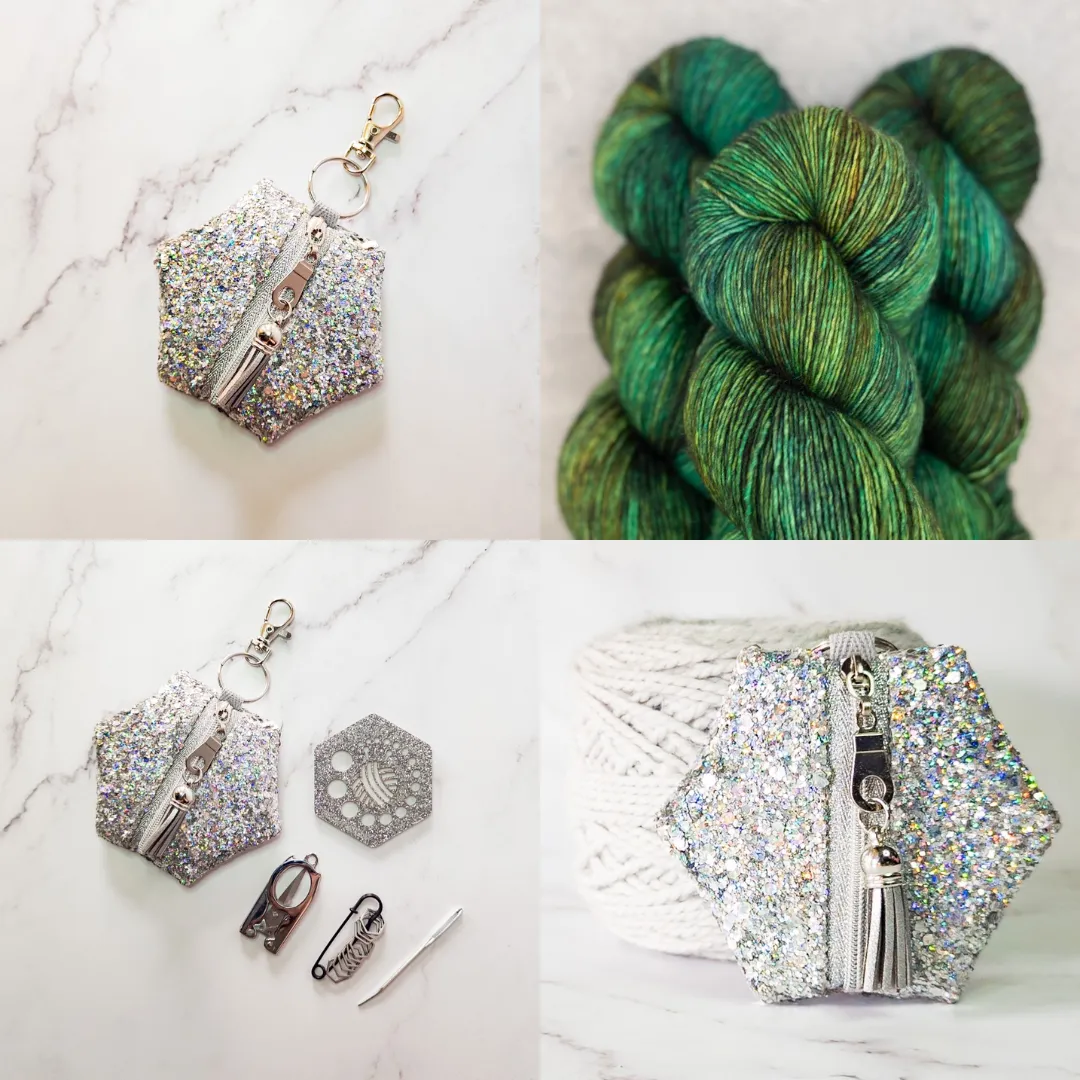 Hexagon Knitting Kit | Holiday Bundle