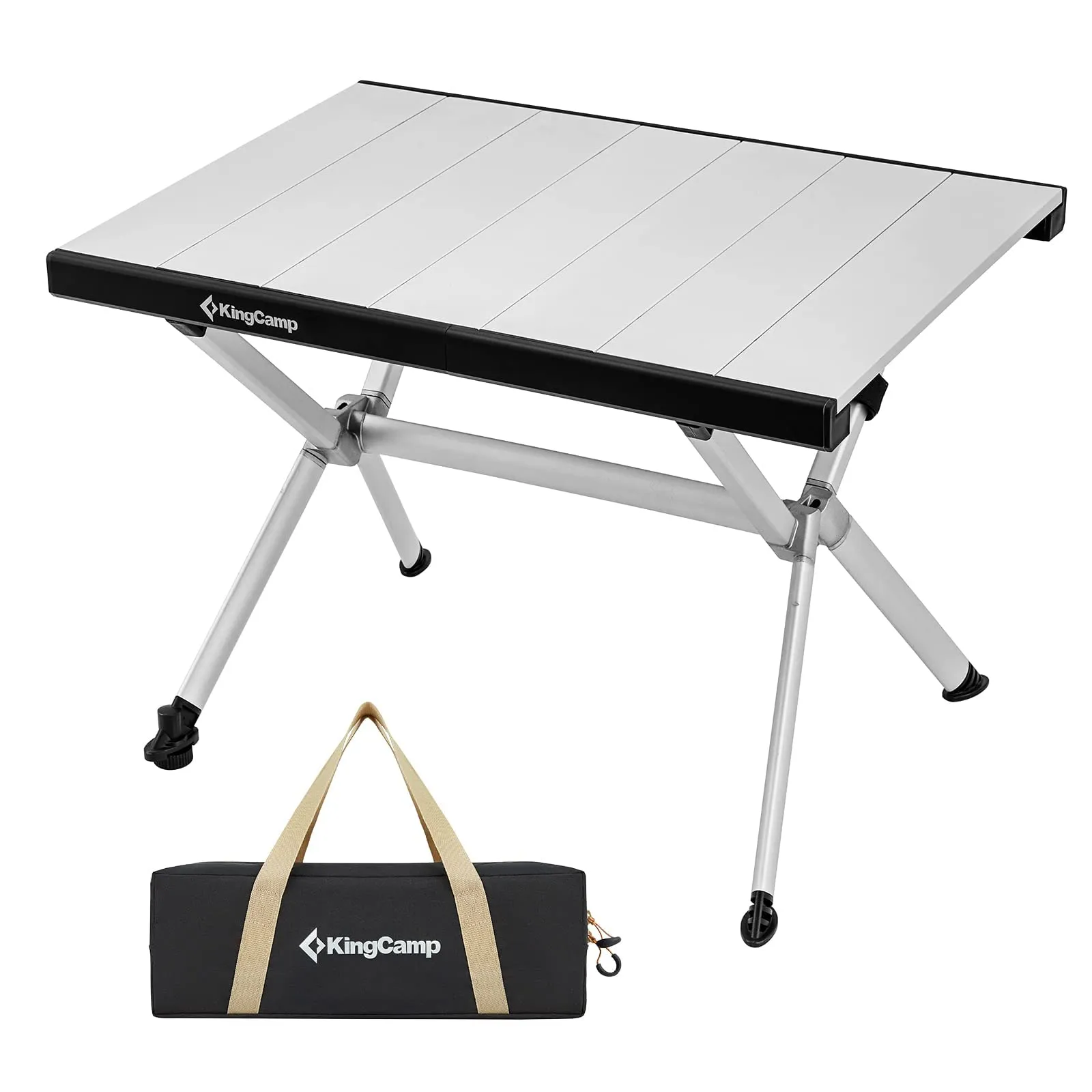 KingCamp Small Camping Aluminum Roll-Up Table