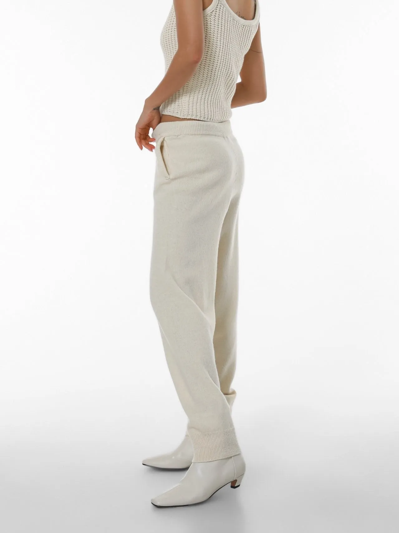 LAMBSWOOL LOUNGE JOGGER TROUSERS