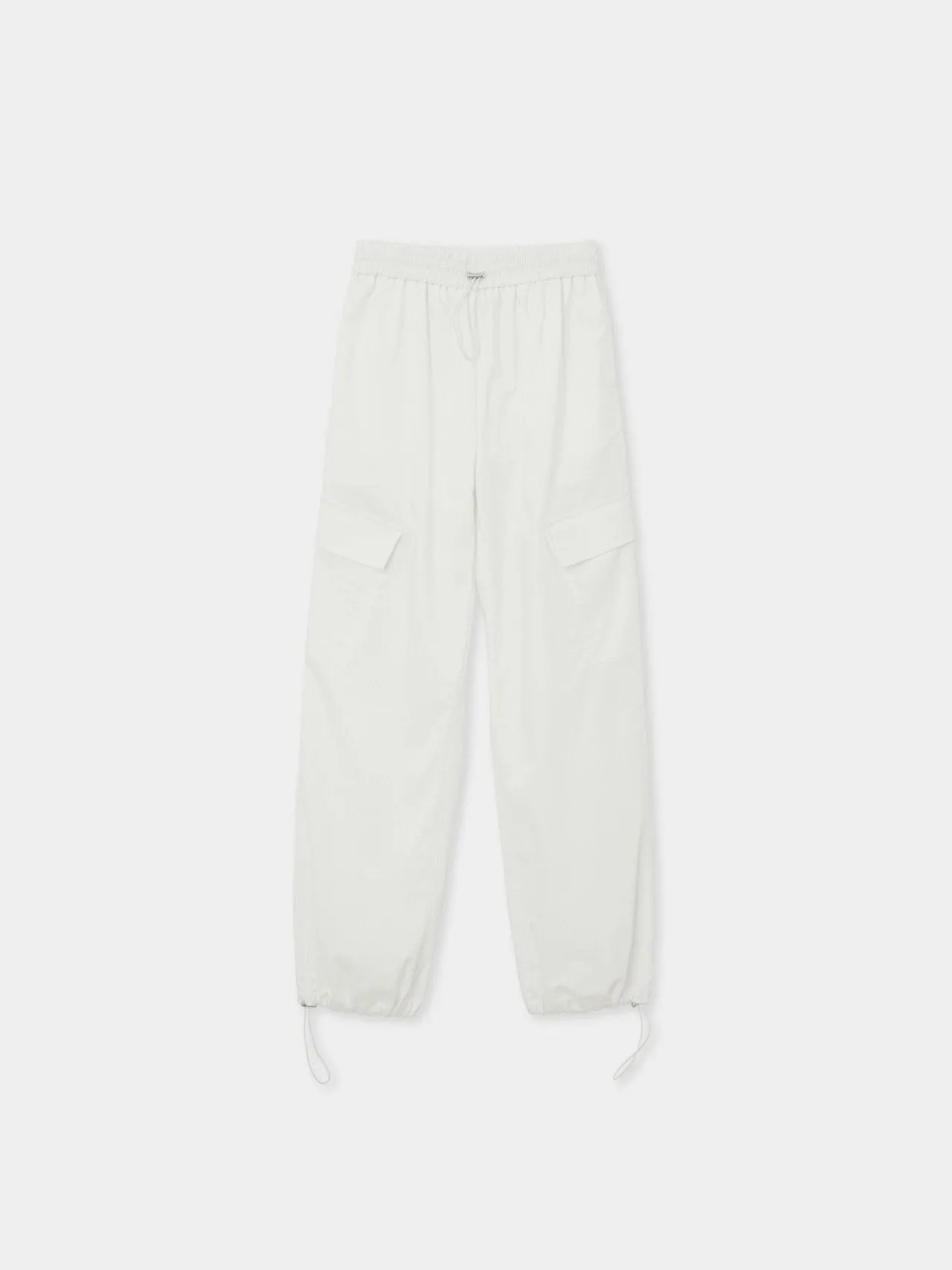 LINEN CARGO BANDED PANTS