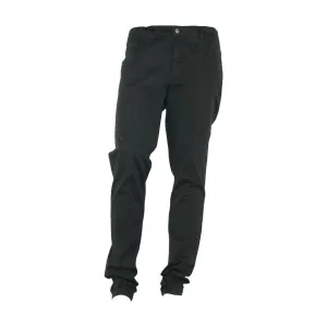 Made in Italy Elegant Summer Black Cotton Trousers