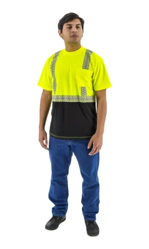 Majestic 75-5215 Safety Short Sleeve Shirt Hi-Vis