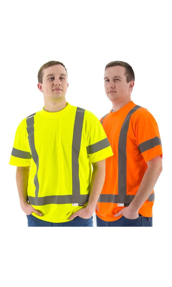 Majestic 75-5304 Hi-Vis Short Sleeve Shirt ANSI 3 R