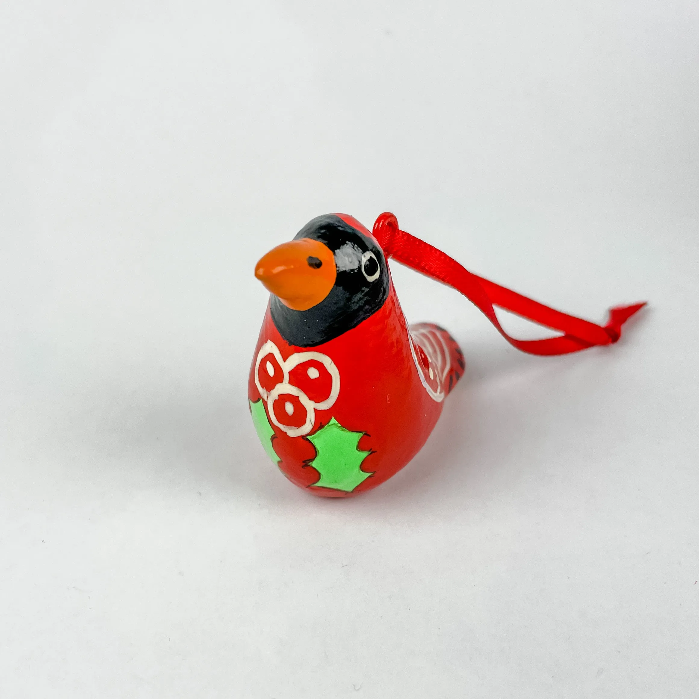 Mini Cardinal Whistle Ornament