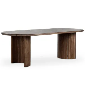 Paden Outdoor Dining Table, Stained Toasted Brown