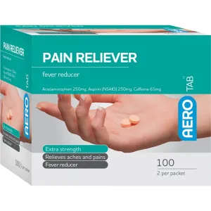 Pain Reliever Tablets - First Aid Kit Refills