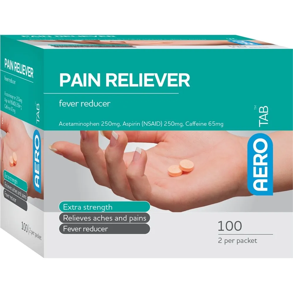 Pain Reliever Tablets - First Aid Kit Refills