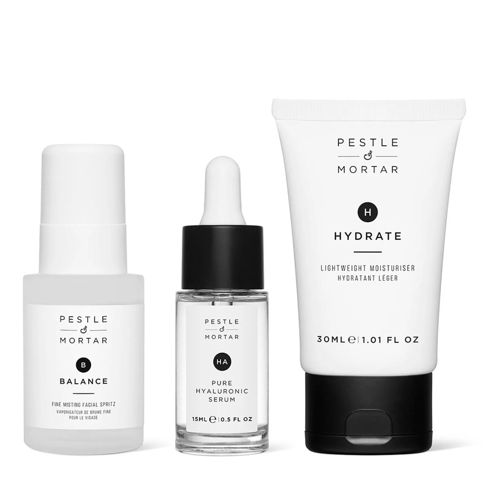 Pestle & Mortar | The Ultimate Hydration Kit 15ml, 30ml x 2