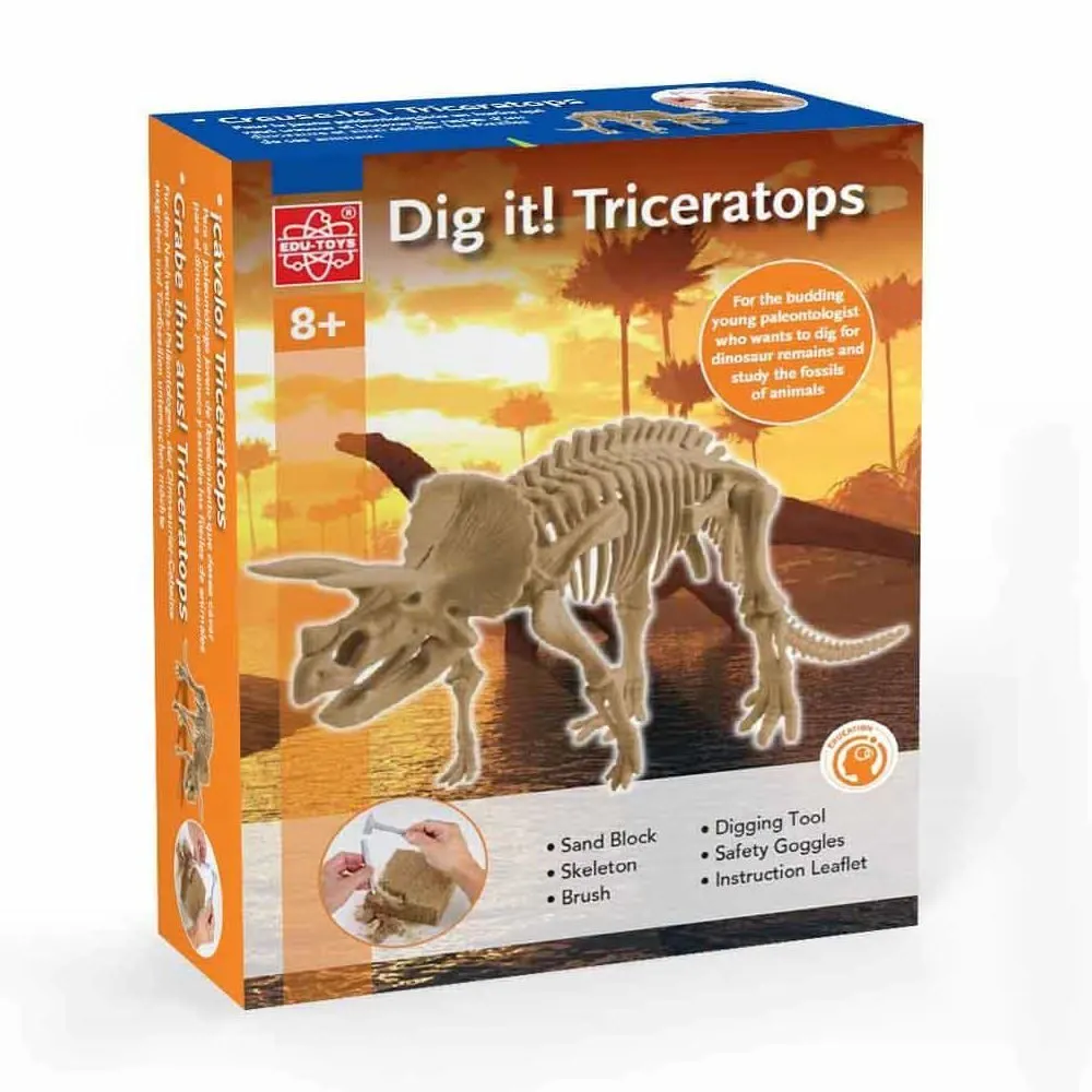 Piano Potato Triceratops Dig Kits