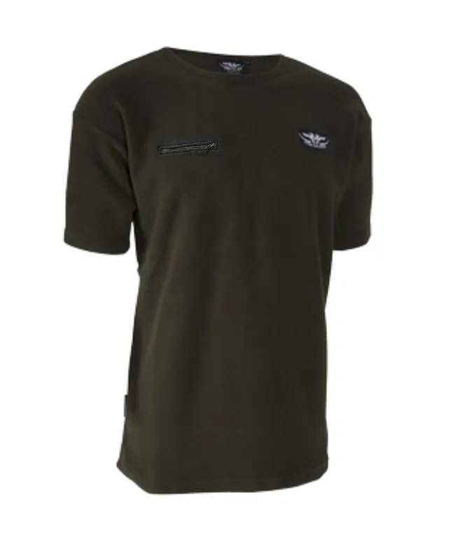 Pocket Fleece Tee Olive