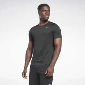 REEBOK MEN'S TRAINING TECH BLACK TEE