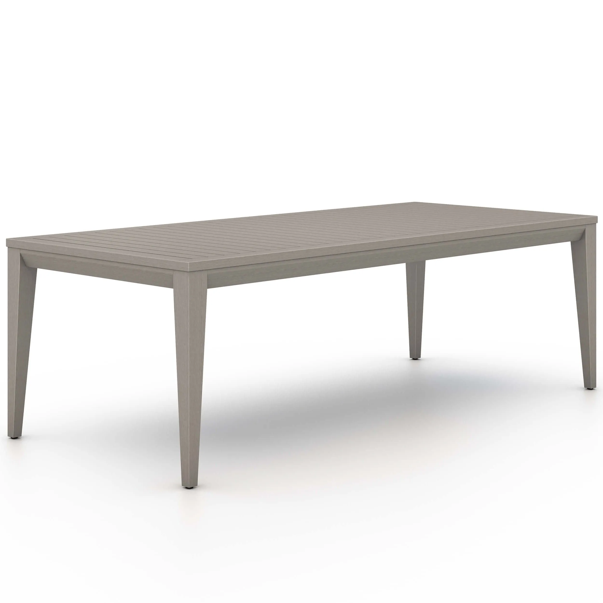 Sherwood Outdoor Rectangle Dining Table, Weathered Grey