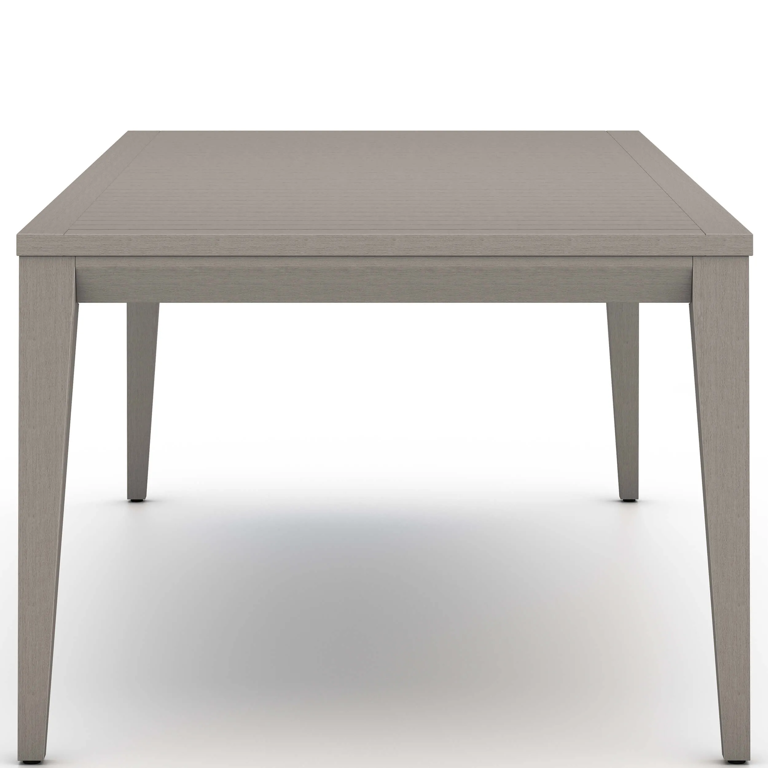 Sherwood Outdoor Rectangle Dining Table, Weathered Grey