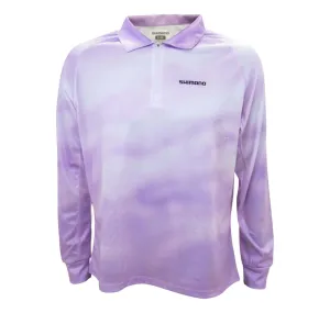 Shimano Ladies Sublimated Fishing Shirt Lilac