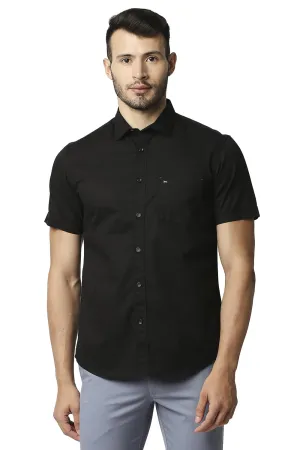 Slim Fit Twill Halfsleeves Shirt