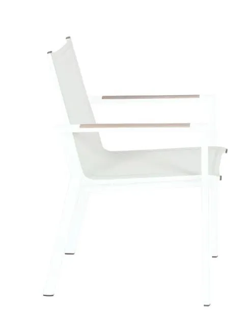 Studio Stacking Outdoor Dining Chair, White