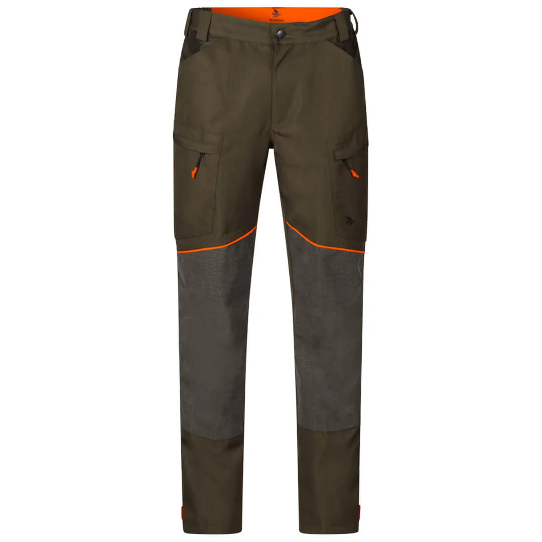 Venture Trousers - Pine Green/Hi-Vis Orange by Seeland